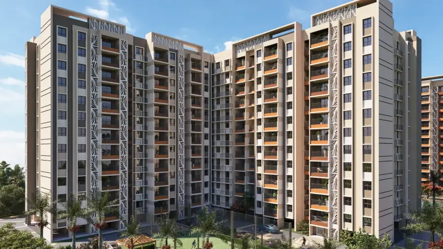 TVS RR Nagar landscaped walking trail concept