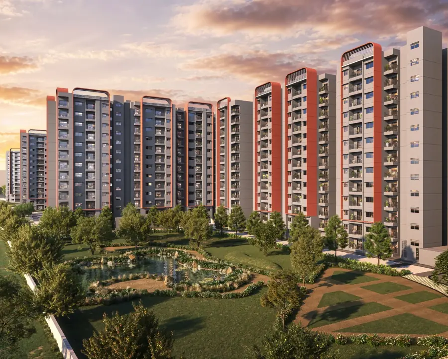 TVS RR Nagar indicative Landscapes West Bengaluru